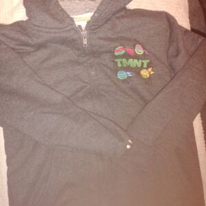 Nickelodeon Gray TMNT Kids Hoodie